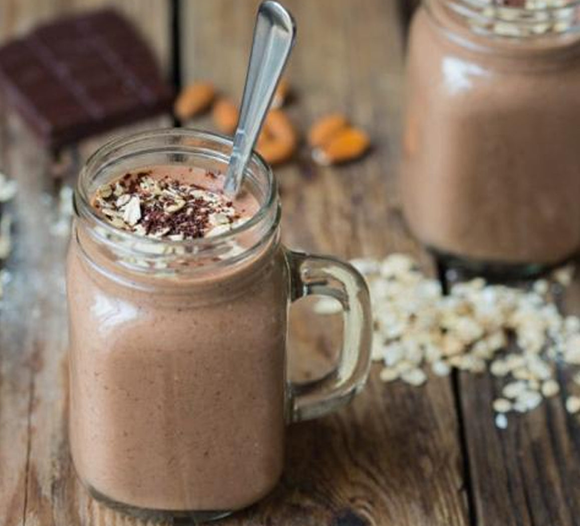 Chocolate Oats Breakfast Smoothie