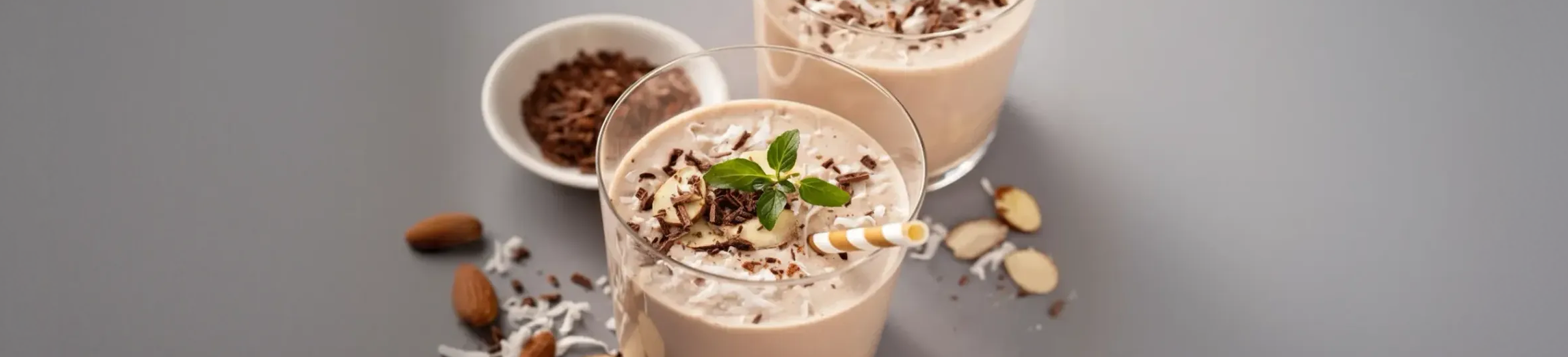 Cocoa Almond Protein Smoothie