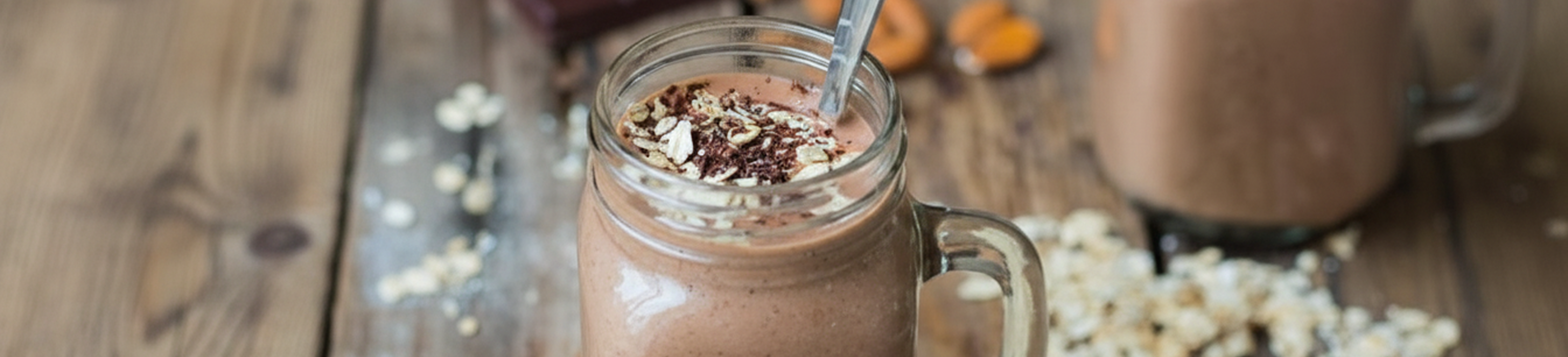 Chocolate Oats Breakfast Smoothie